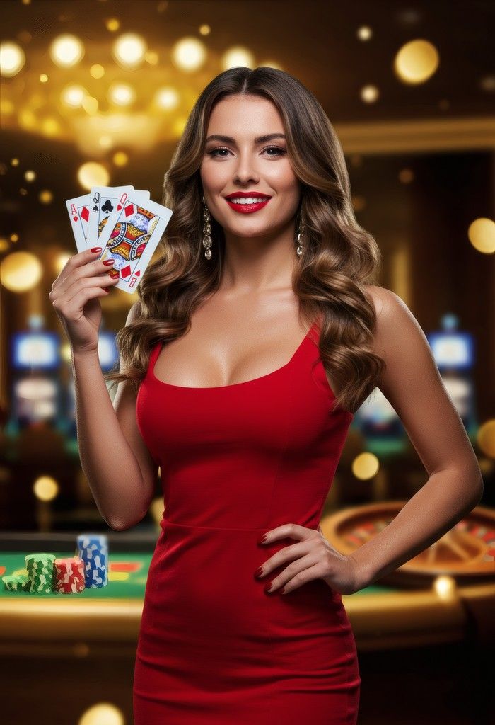 Slot game interface with bet controls and spin button